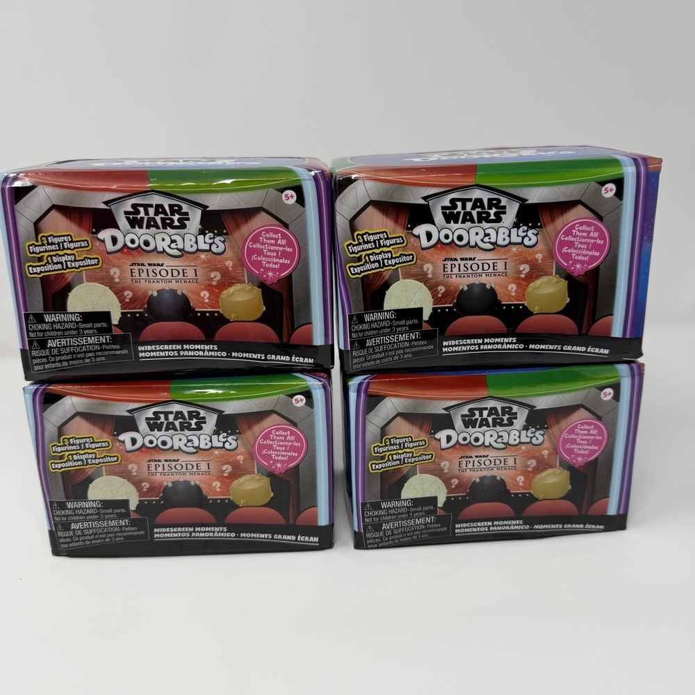 ✨Star Wars Disney Doorables - Episode I: The Phantom Menace - Lot Of 4✨